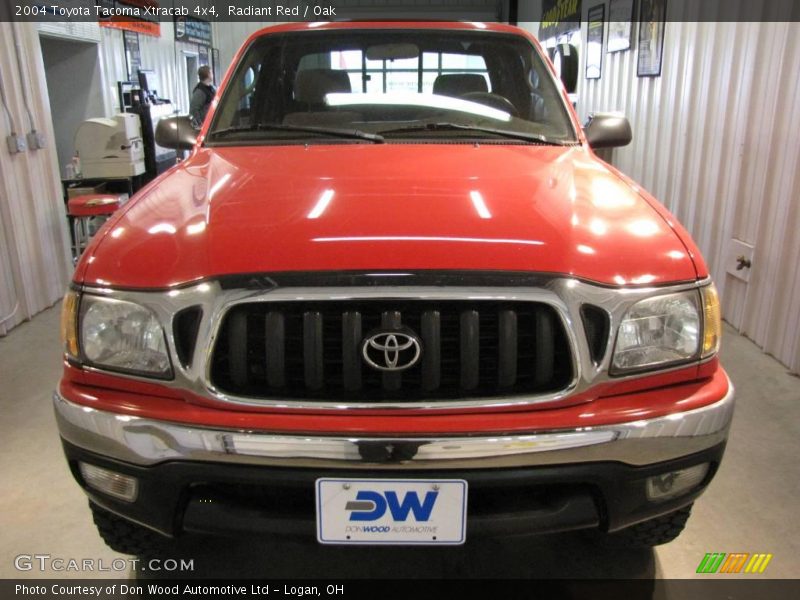 Radiant Red / Oak 2004 Toyota Tacoma Xtracab 4x4