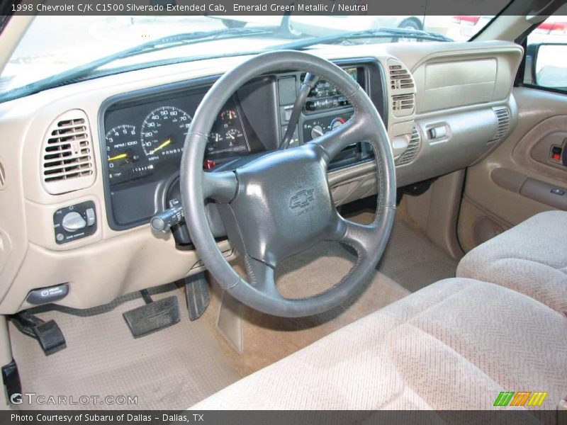 Emerald Green Metallic / Neutral 1998 Chevrolet C/K C1500 Silverado Extended Cab