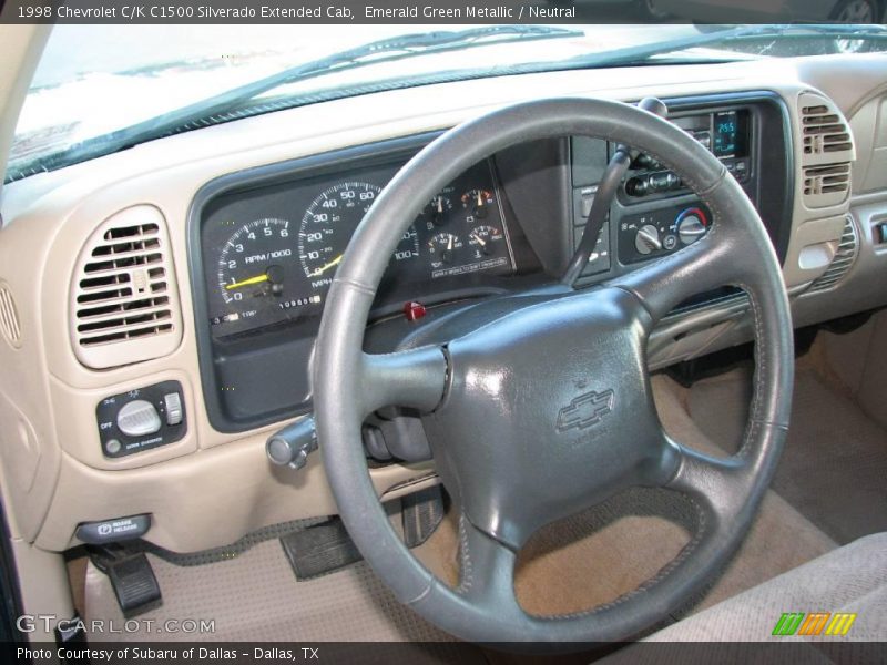 Emerald Green Metallic / Neutral 1998 Chevrolet C/K C1500 Silverado Extended Cab