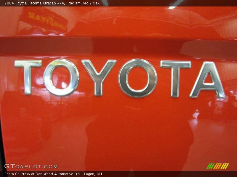 Radiant Red / Oak 2004 Toyota Tacoma Xtracab 4x4