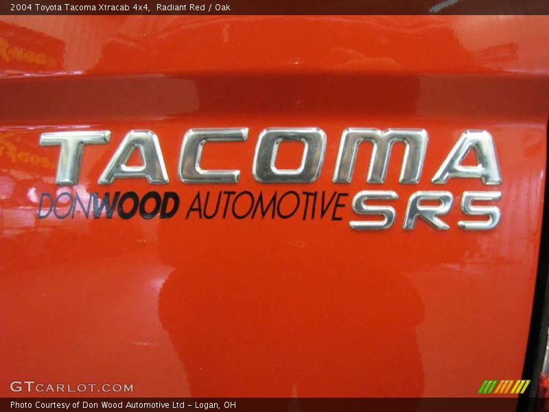 Radiant Red / Oak 2004 Toyota Tacoma Xtracab 4x4