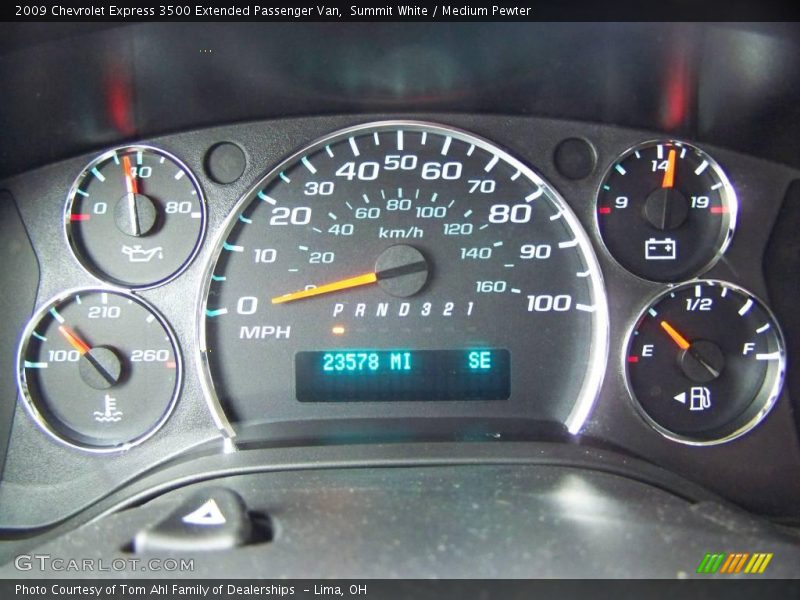 Summit White / Medium Pewter 2009 Chevrolet Express 3500 Extended Passenger Van