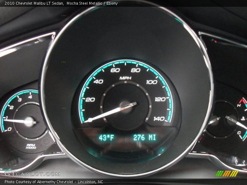 Mocha Steel Metallic / Ebony 2010 Chevrolet Malibu LT Sedan