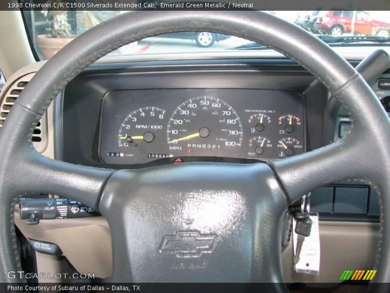 Emerald Green Metallic / Neutral 1998 Chevrolet C/K C1500 Silverado Extended Cab