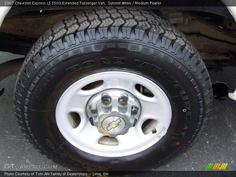 Summit White / Medium Pewter 2007 Chevrolet Express LS 3500 Extended Passenger Van