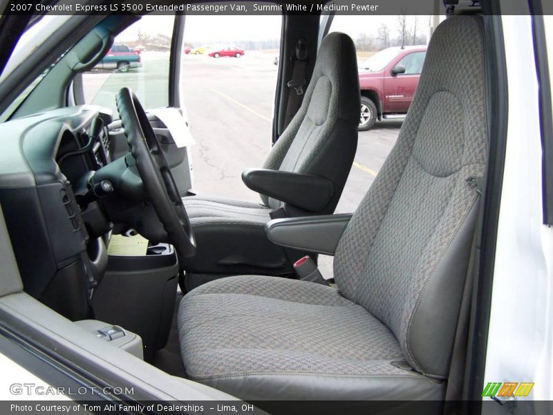 Summit White / Medium Pewter 2007 Chevrolet Express LS 3500 Extended Passenger Van