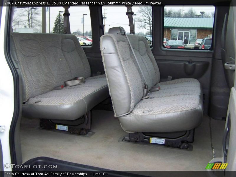 Summit White / Medium Pewter 2007 Chevrolet Express LS 3500 Extended Passenger Van