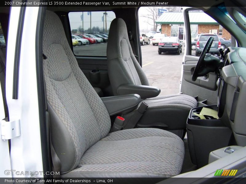 Summit White / Medium Pewter 2007 Chevrolet Express LS 3500 Extended Passenger Van