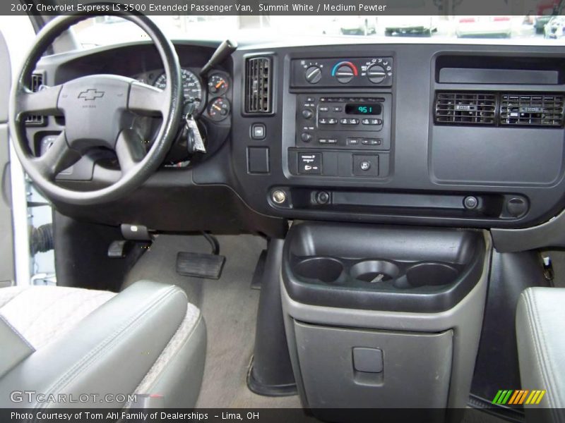 Summit White / Medium Pewter 2007 Chevrolet Express LS 3500 Extended Passenger Van