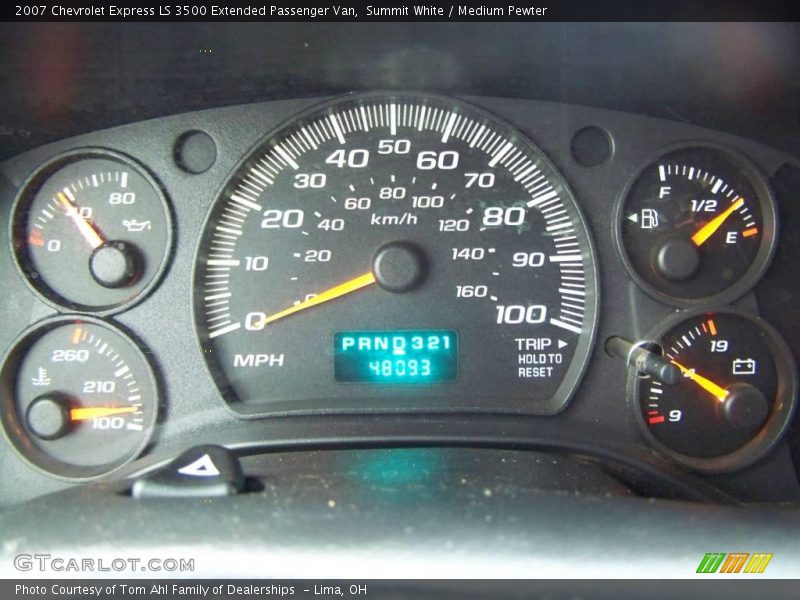Summit White / Medium Pewter 2007 Chevrolet Express LS 3500 Extended Passenger Van