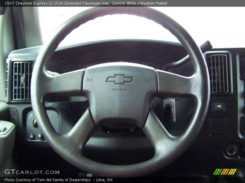 Summit White / Medium Pewter 2007 Chevrolet Express LS 3500 Extended Passenger Van