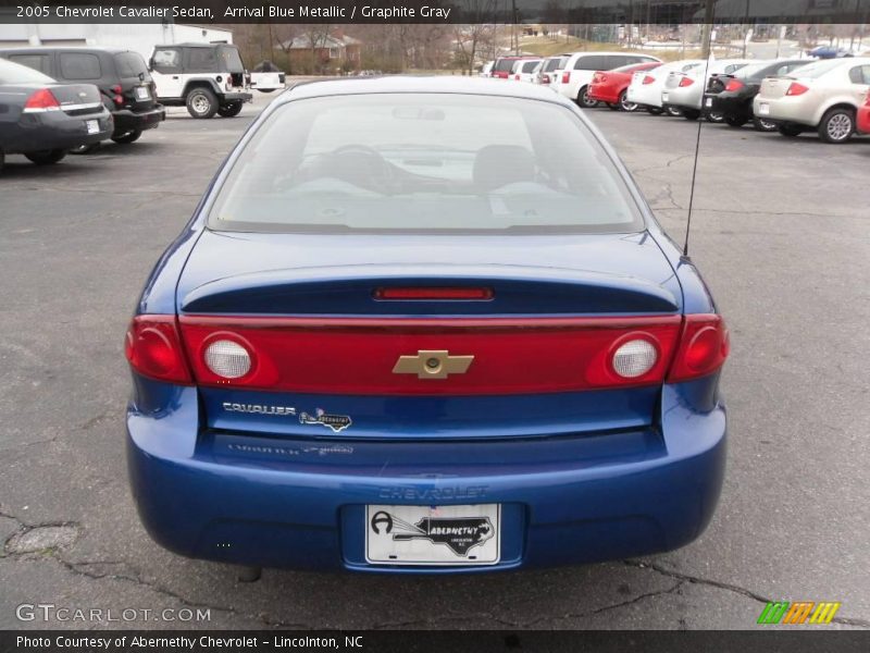 Arrival Blue Metallic / Graphite Gray 2005 Chevrolet Cavalier Sedan