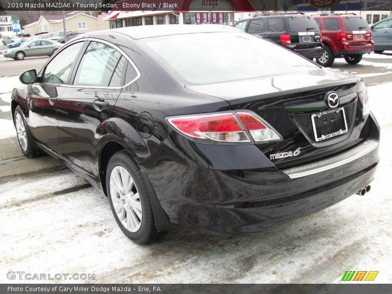 Ebony Black / Black 2010 Mazda MAZDA6 i Touring Sedan