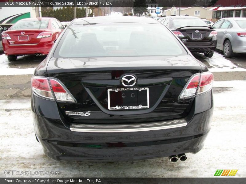Ebony Black / Black 2010 Mazda MAZDA6 i Touring Sedan