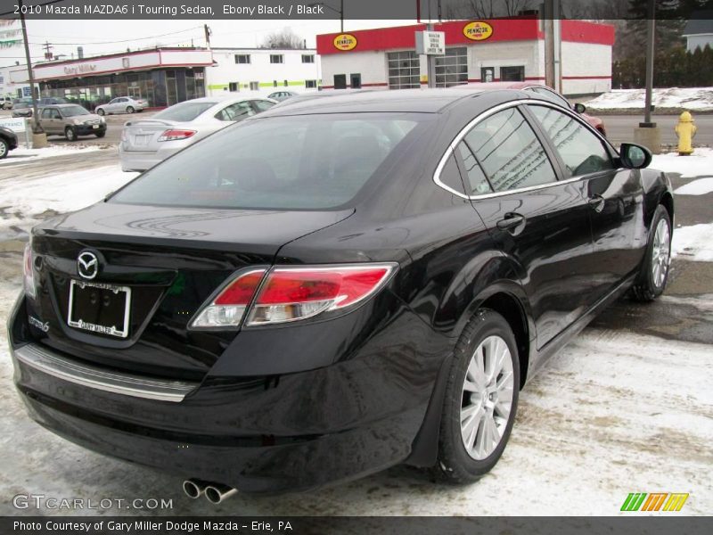 Ebony Black / Black 2010 Mazda MAZDA6 i Touring Sedan