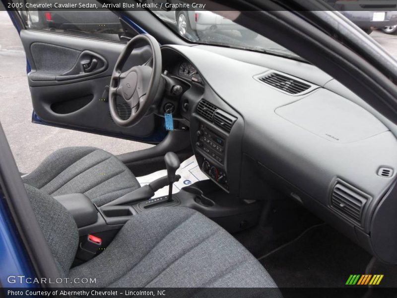 Arrival Blue Metallic / Graphite Gray 2005 Chevrolet Cavalier Sedan