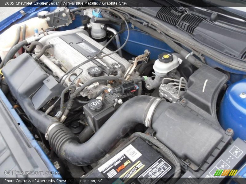 Arrival Blue Metallic / Graphite Gray 2005 Chevrolet Cavalier Sedan