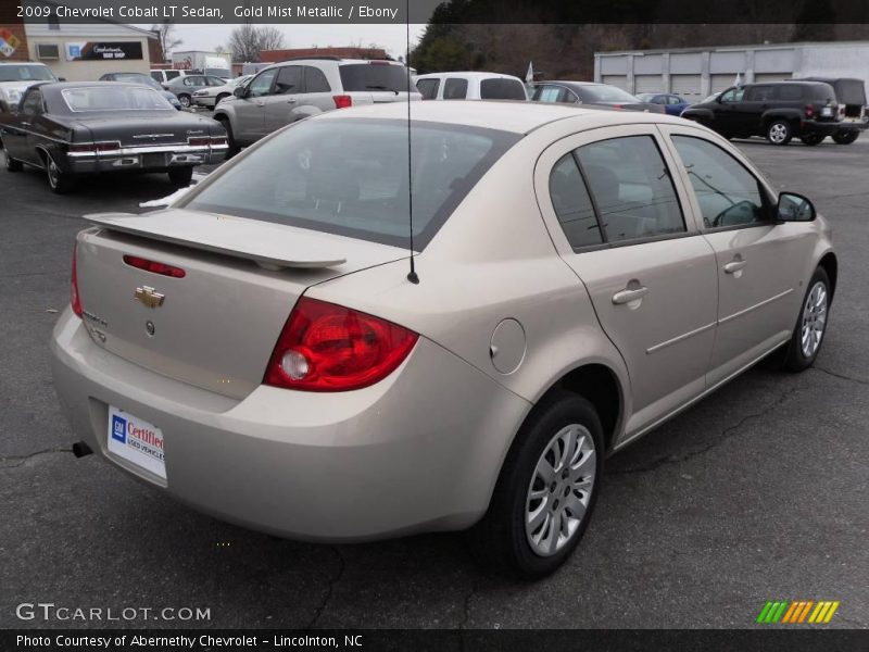 Gold Mist Metallic / Ebony 2009 Chevrolet Cobalt LT Sedan