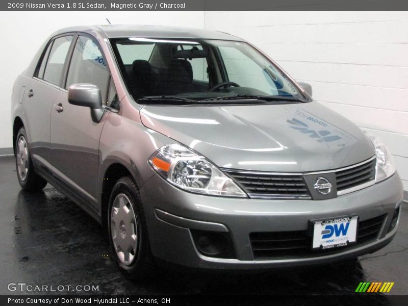 Magnetic Gray / Charcoal 2009 Nissan Versa 1.8 SL Sedan