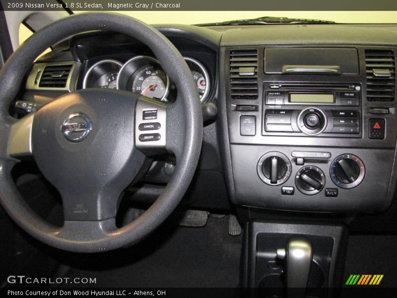 Magnetic Gray / Charcoal 2009 Nissan Versa 1.8 SL Sedan