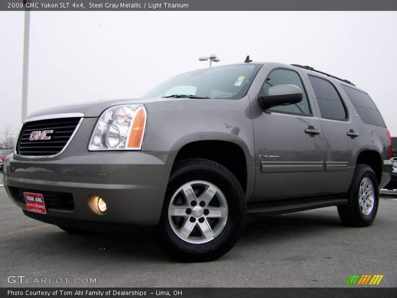 Steel Gray Metallic / Light Titanium 2009 GMC Yukon SLT 4x4