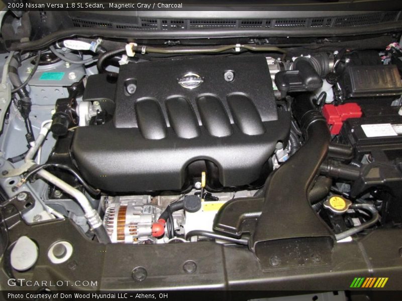 Magnetic Gray / Charcoal 2009 Nissan Versa 1.8 SL Sedan