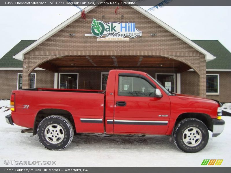 Victory Red / Graphite 1999 Chevrolet Silverado 1500 Z71 Regular Cab 4x4