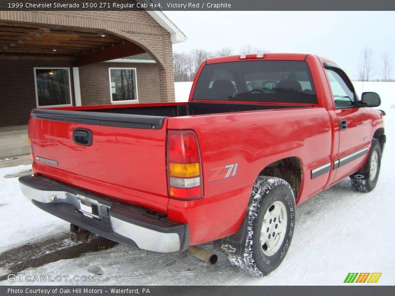Victory Red / Graphite 1999 Chevrolet Silverado 1500 Z71 Regular Cab 4x4