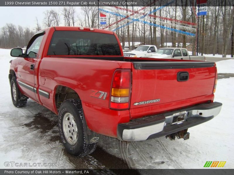 Victory Red / Graphite 1999 Chevrolet Silverado 1500 Z71 Regular Cab 4x4