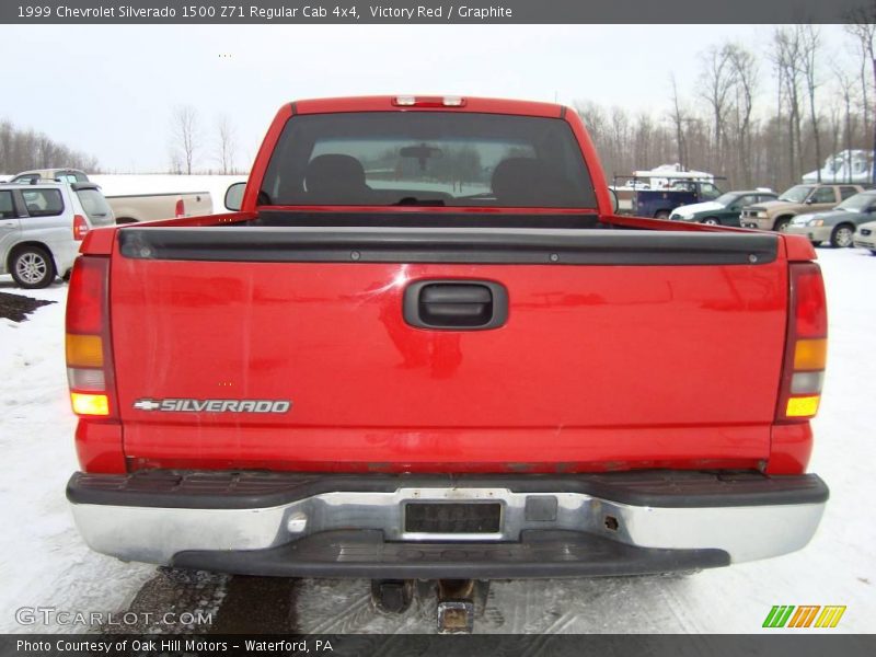 Victory Red / Graphite 1999 Chevrolet Silverado 1500 Z71 Regular Cab 4x4