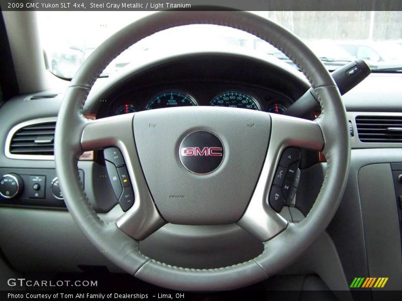 Steel Gray Metallic / Light Titanium 2009 GMC Yukon SLT 4x4