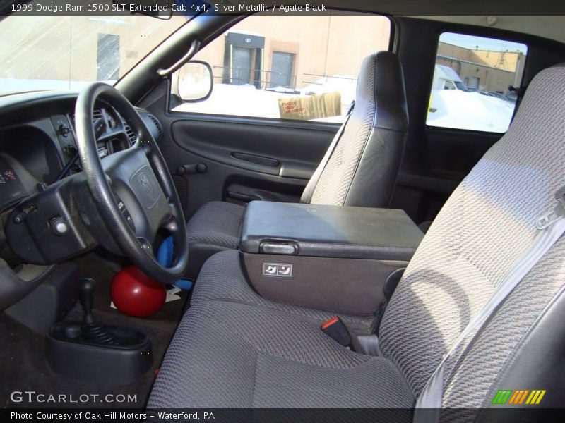 Silver Metallic / Agate Black 1999 Dodge Ram 1500 SLT Extended Cab 4x4