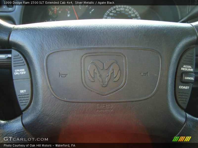 Silver Metallic / Agate Black 1999 Dodge Ram 1500 SLT Extended Cab 4x4