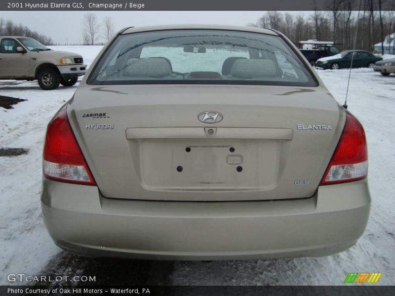 Champagne / Beige 2001 Hyundai Elantra GLS