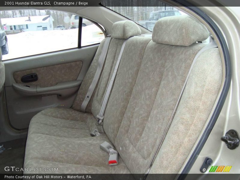 Champagne / Beige 2001 Hyundai Elantra GLS