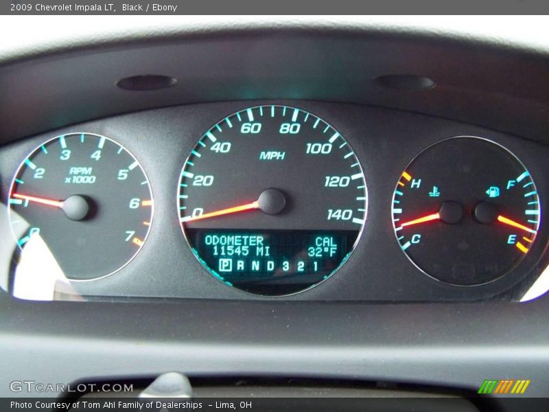 Black / Ebony 2009 Chevrolet Impala LT