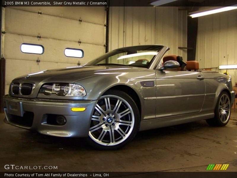 Silver Grey Metallic / Cinnamon 2005 BMW M3 Convertible