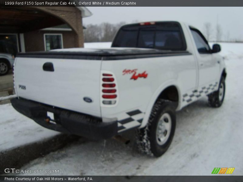 Oxford White / Medium Graphite 1999 Ford F150 Sport Regular Cab 4x4