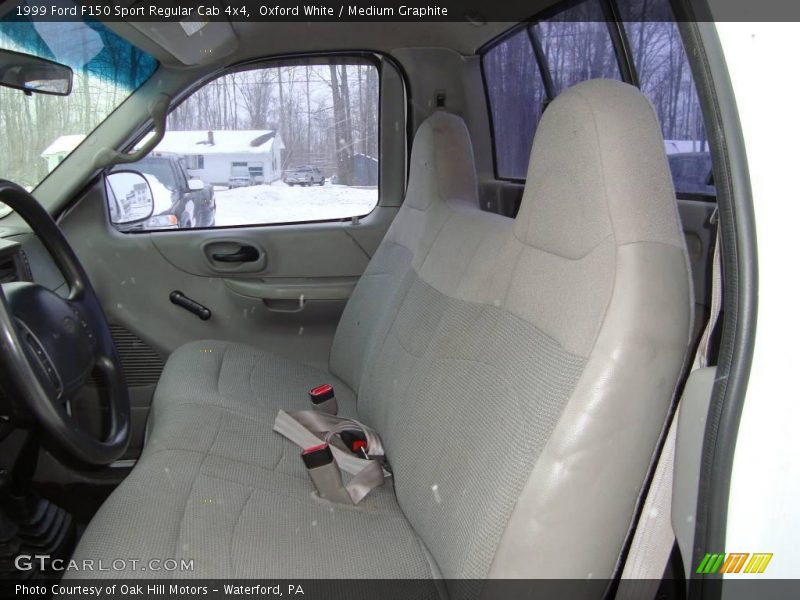 Oxford White / Medium Graphite 1999 Ford F150 Sport Regular Cab 4x4