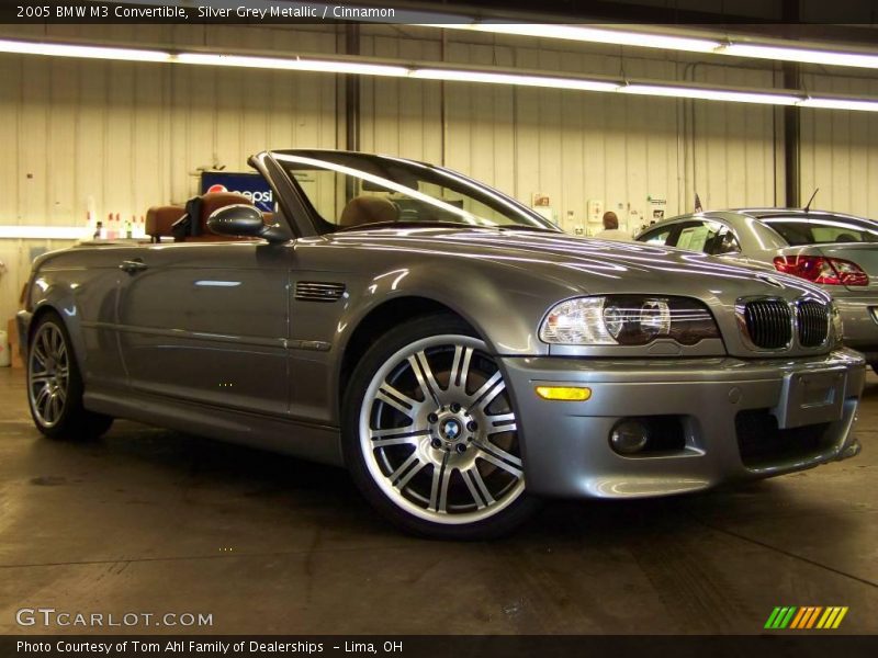 Silver Grey Metallic / Cinnamon 2005 BMW M3 Convertible
