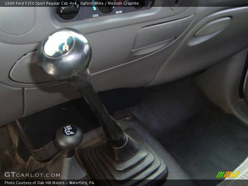 Oxford White / Medium Graphite 1999 Ford F150 Sport Regular Cab 4x4