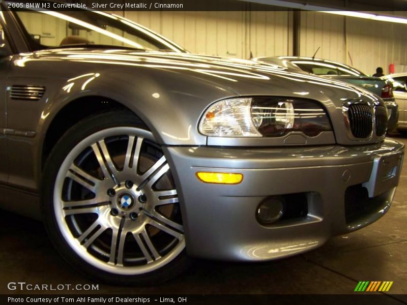 Silver Grey Metallic / Cinnamon 2005 BMW M3 Convertible