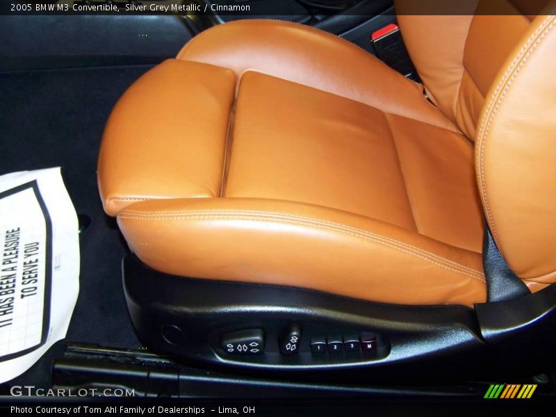 Silver Grey Metallic / Cinnamon 2005 BMW M3 Convertible