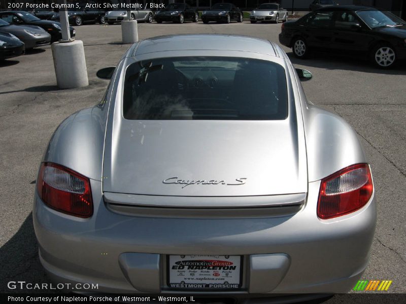 Arctic Silver Metallic / Black 2007 Porsche Cayman S