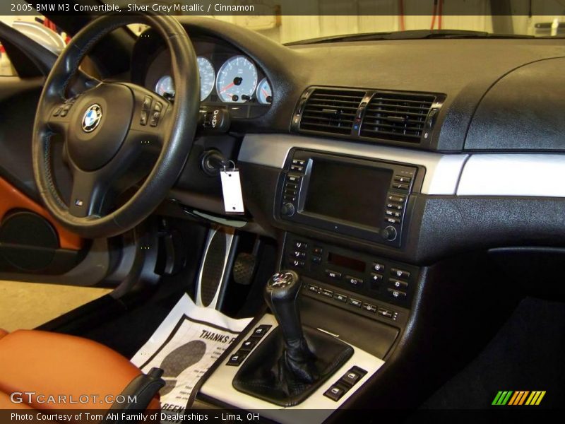 Silver Grey Metallic / Cinnamon 2005 BMW M3 Convertible
