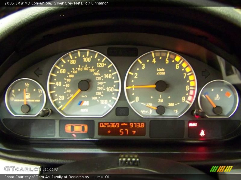 Silver Grey Metallic / Cinnamon 2005 BMW M3 Convertible