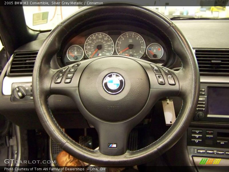 Silver Grey Metallic / Cinnamon 2005 BMW M3 Convertible