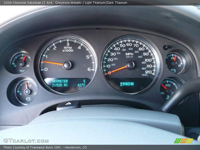 Greystone Metallic / Light Titanium/Dark Titanium 2009 Chevrolet Suburban LT 4x4