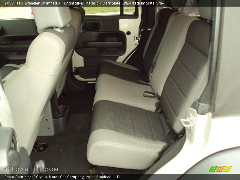 Bright Silver Metallic / Dark Slate Gray/Medium Slate Gray 2007 Jeep Wrangler Unlimited X