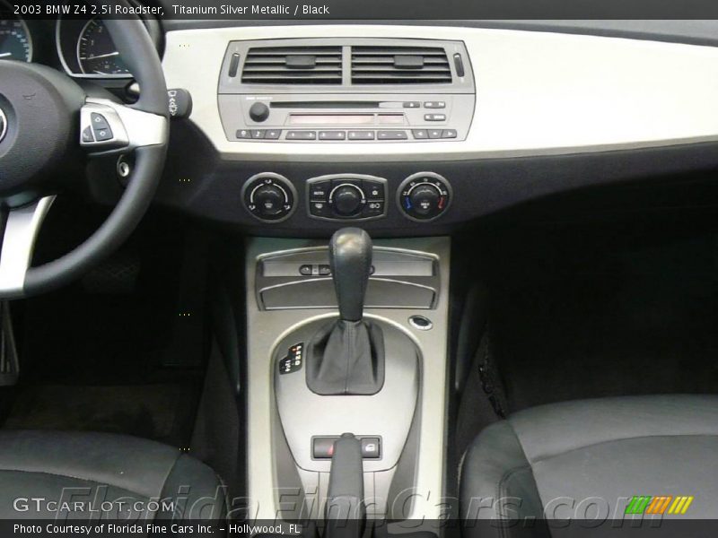 Titanium Silver Metallic / Black 2003 BMW Z4 2.5i Roadster